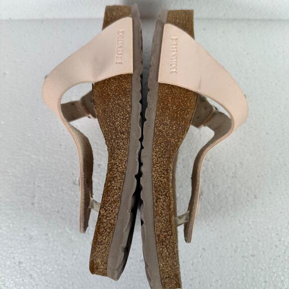 Birkenstock Gizeh Pink Sandals Thong Shoes Women's 40/9-9.5 Buckle Flat - Picture 4 of 11